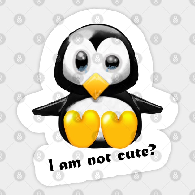 Cute Penguin Sticker by Jafs